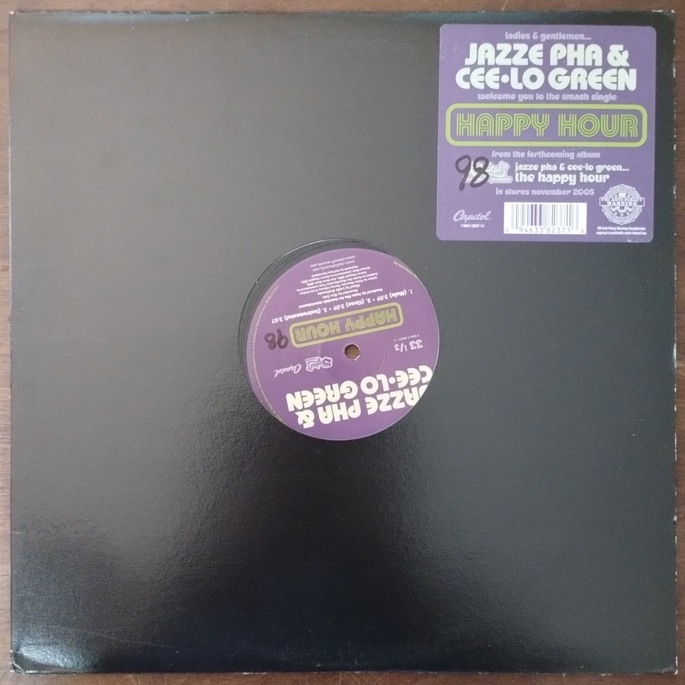 Jazze Pha & Ceelo Green - Happy Hour - Y 0946 3 38237 1 6 - Vinyl - Hip Hop -'05